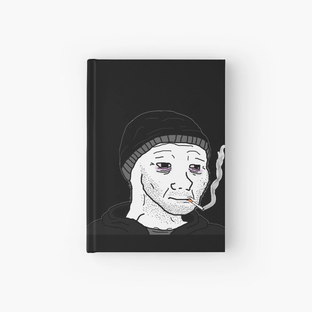 Doomer Girl Meme Hardcover Journal for Sale by NINEWS