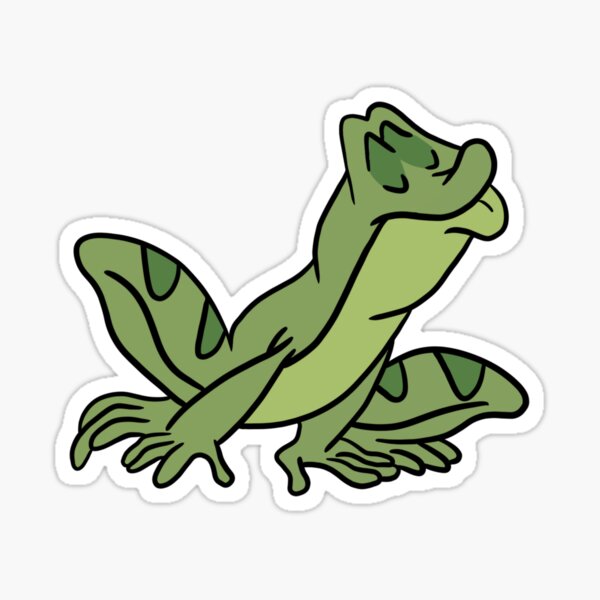 Kissing frog Sticker