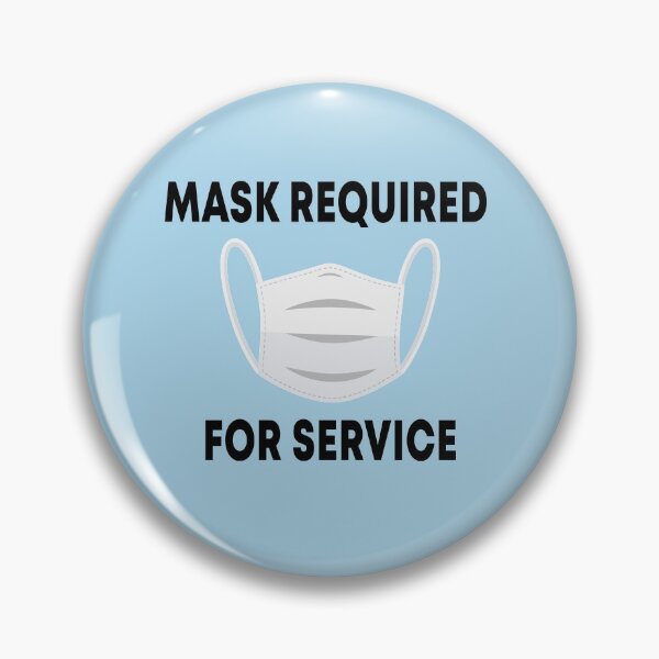 Item preview, mask required for service designed and sold by JustGift.