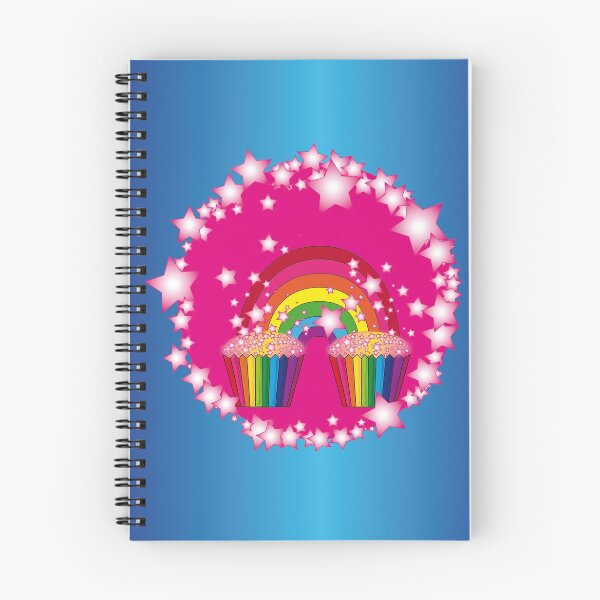 Item preview, rainbow cupcakes designed and sold by SarahRound.