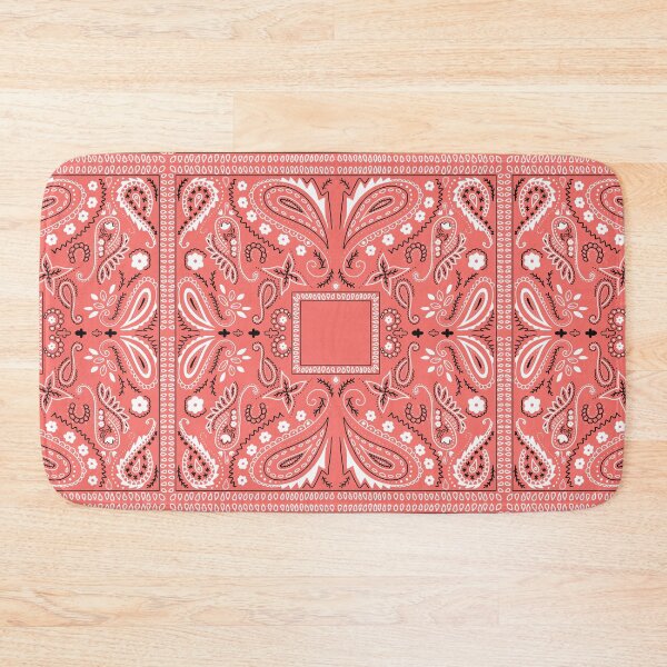 Item preview, Paisley bandana pattern red designed and sold by AfricanDesign.