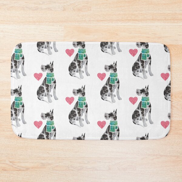 Item preview, Watercolour Great Dane (harlequin) designed and sold by animalartbyjess.