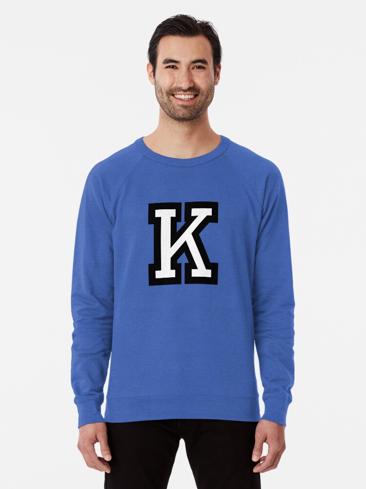 Letter K two-color | Lightweight Sweatshirt