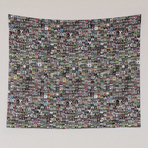 Item preview, aston villa football club legends prints posters mosaic squad team designed and sold by madein1874.