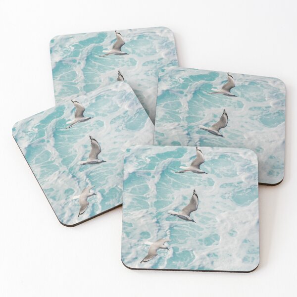 Item preview, Seagulls over ocean designed and sold by Echo Dusk.