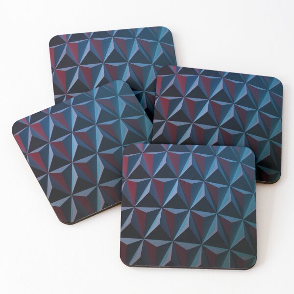 Item preview, Spaceship Earth Dark designed and sold by Craftyhooves.