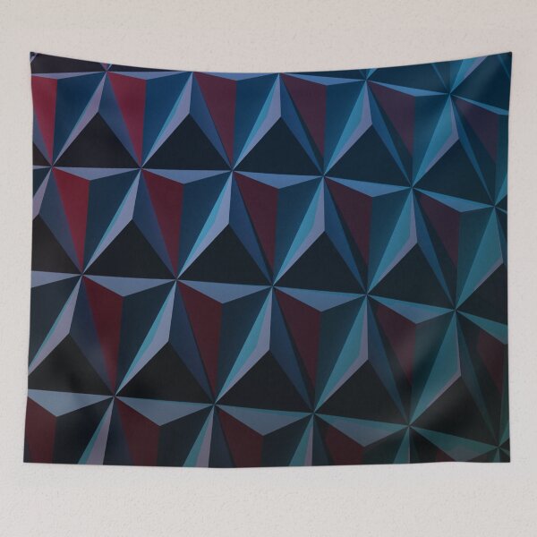 Item preview, Spaceship Earth Dark designed and sold by Craftyhooves.