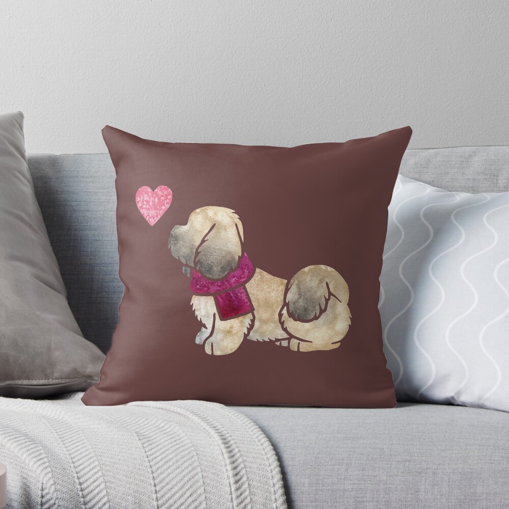 lhasa apso pillow