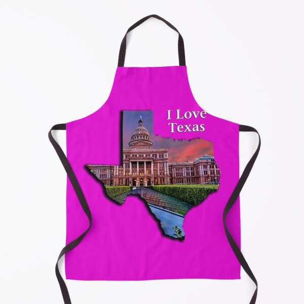 Item preview, I Love Texas - Lone Star Pride - State of Texas Shape with Austin Capitol at Sunset designed and sold by Warren Paul Harris.
