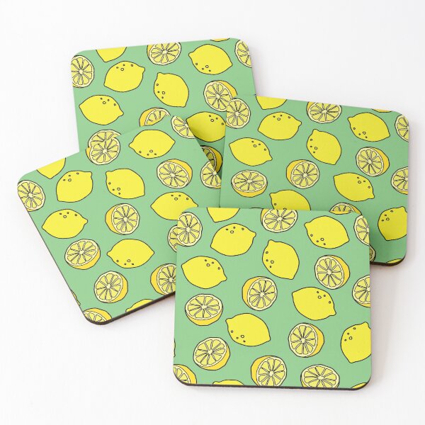 Item preview, Lemon pattern in lime designed and sold by Cathal O'Toole.