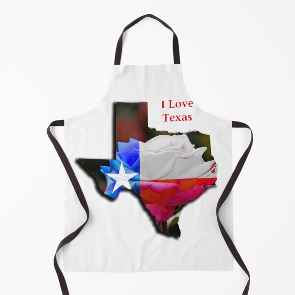 Item preview, I Love Texas - Lone Star Pride - State of Texas Shape with Texas Flag Rose designed and sold by Warren Paul Harris.