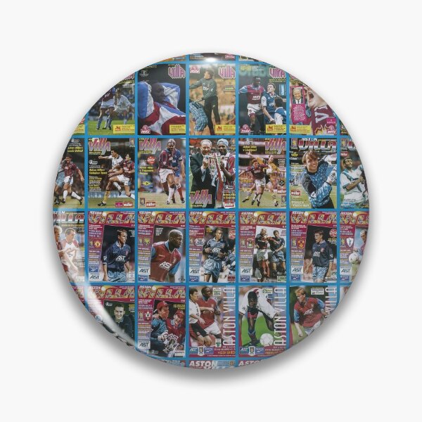 Item preview, aston villa football club programs legends prints posters squad team designed and sold by madein1874.