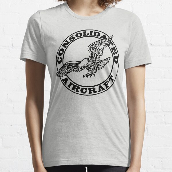 Consolidated Aircraft Logo (Black) Essential T-Shirt