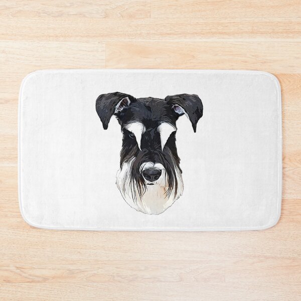 Item preview, Mini Schnauzer Black and Silver designed and sold by ElegantCat.