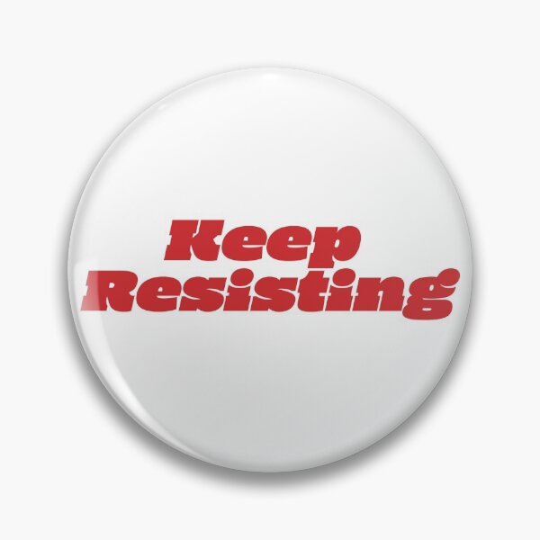 Item preview, Keep Resisting Sticker (Red) designed and sold by mecprints.