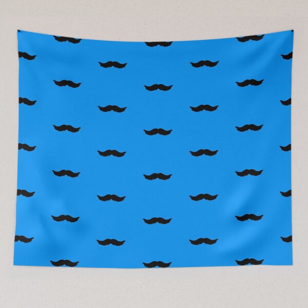 Item preview, Fluffy Moustaches pattern designed and sold by oxoxoxo.