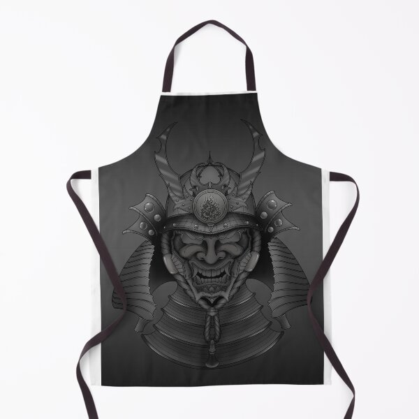 Item preview, Black Samurai Warrior Mask designed and sold by Saphirtattoos.