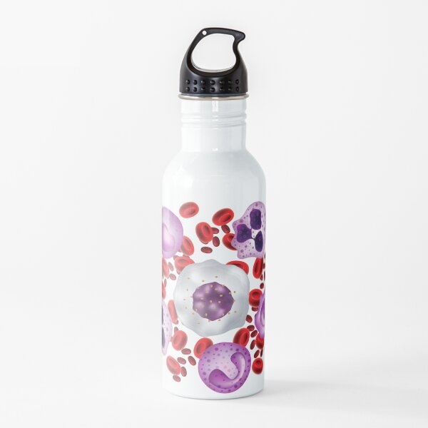White Blood Cell Water Bottle