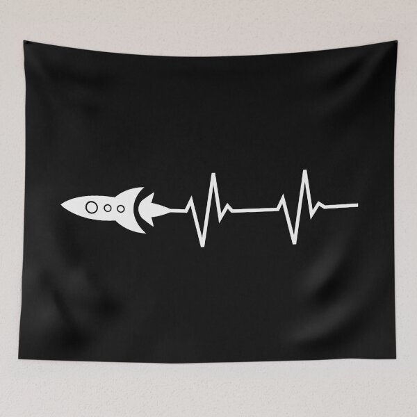 Item preview, Space fan heartbeat | Space theme | Space lover designed and sold by cute-tees.