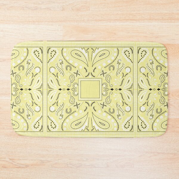 Item preview, Paisley bandana pattern yellow designed and sold by AfricanDesign.