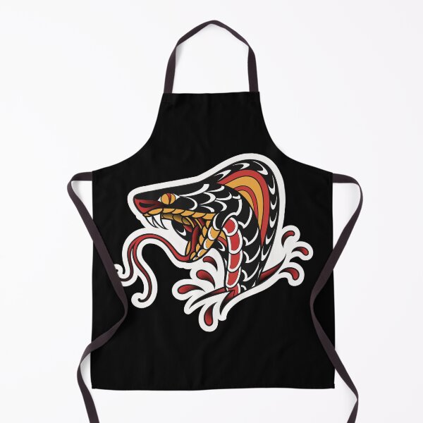 Item preview, Black snake, traditional style tattoo / old school / traditional snake designed and sold by Saphirtattoos.