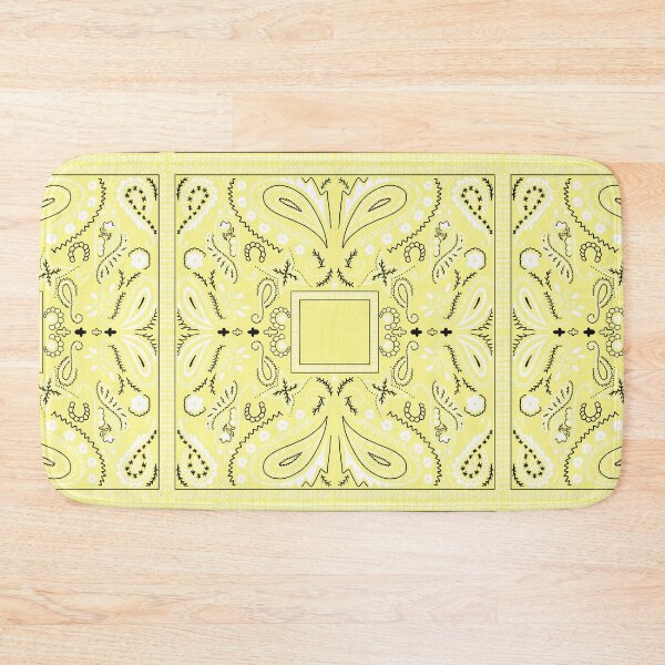 Item preview, Paisley bandana pattern yellow designed and sold by AfricanDesign.