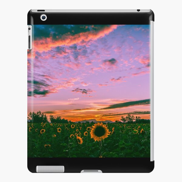 Sunflowers at sunset iPad Snap Case