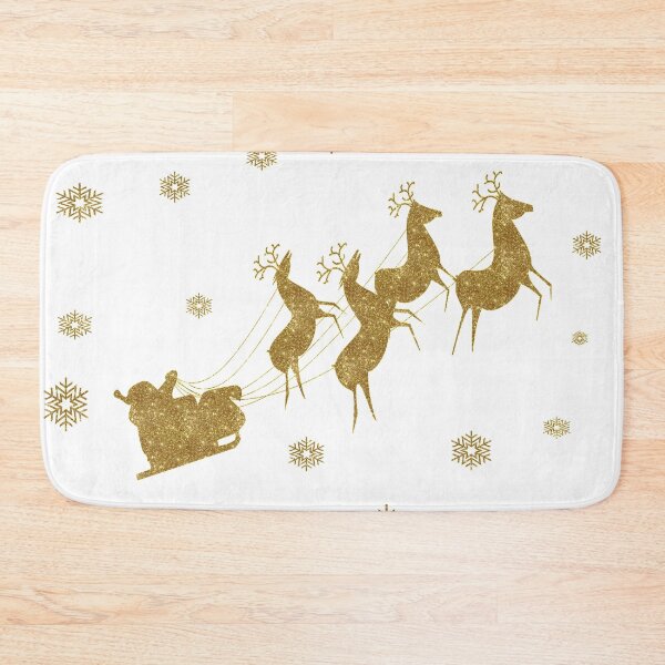 Item preview, Santa, sledge, reindeer and snowflakes-white designed and sold by oxoxoxo.