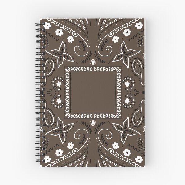Item preview, Brown paisley bandana pattern brown designed and sold by AfricanDesign.