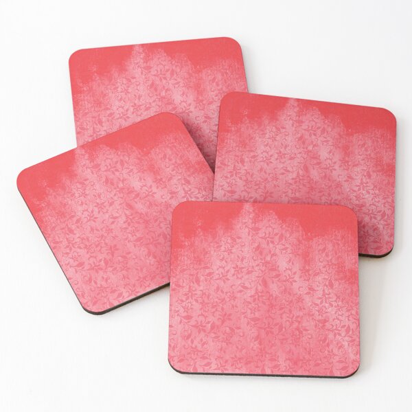Item preview, Tropical Pink Abstract Floral on Pink Stains Background designed and sold by Gerson Ramos.