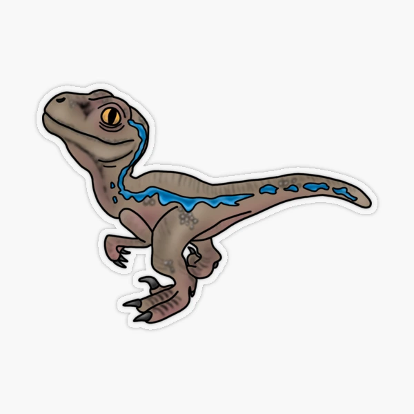 Jurassic World - Blue Raptor - Jurassic World - Sticker