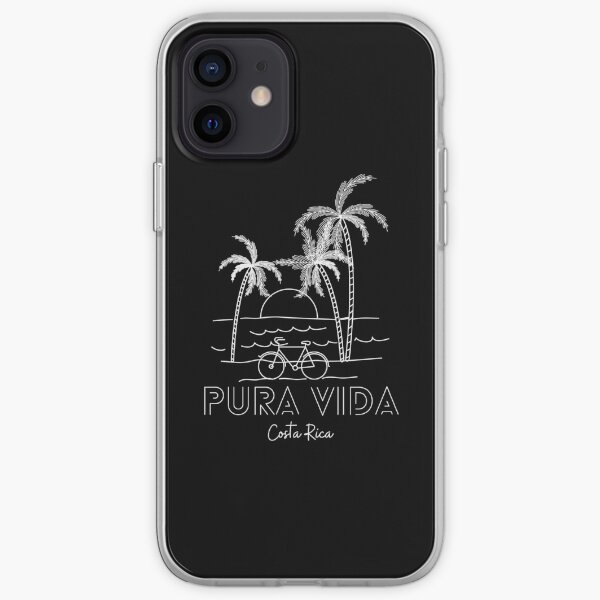 Pura Vida Sunset Bike iPhone Soft Case