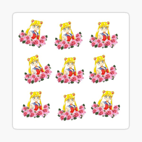 Sailor Moon Meme Stickers Redbubble - moon decal and star car decals sailor roblox