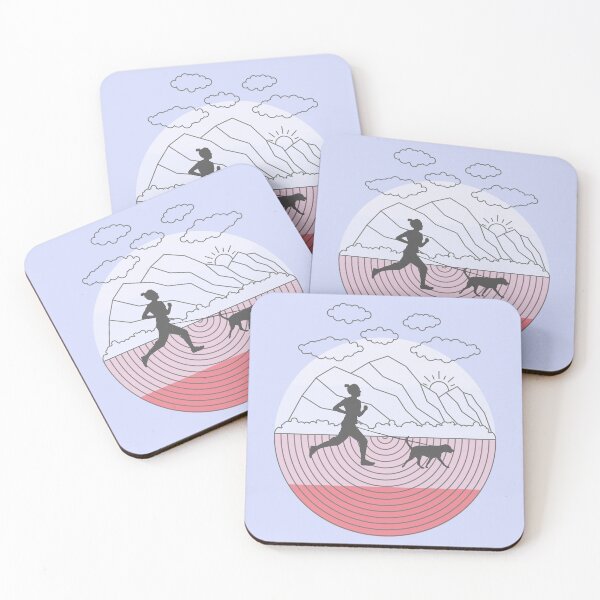 Item preview, Running with dogs designed and sold by Ashley Dennis.