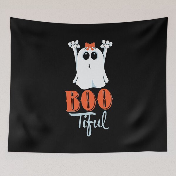 Item preview, Boo Tiful Beautiful Ghost Halloween design designed and sold by BUBLTEES.