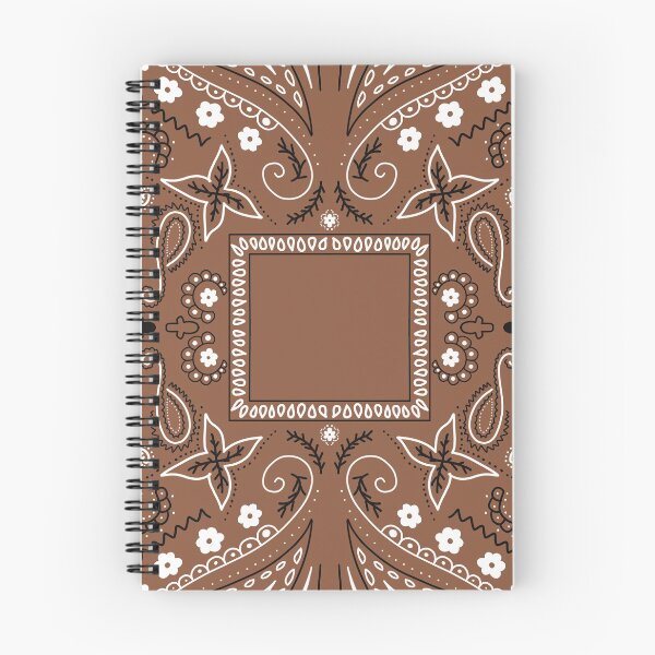 Item preview, Brown paisley bandana pattern brown designed and sold by AfricanDesign.