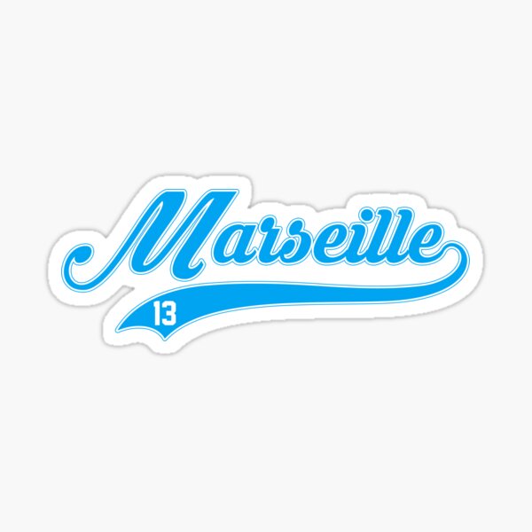 Marseille style de baseball Sticker