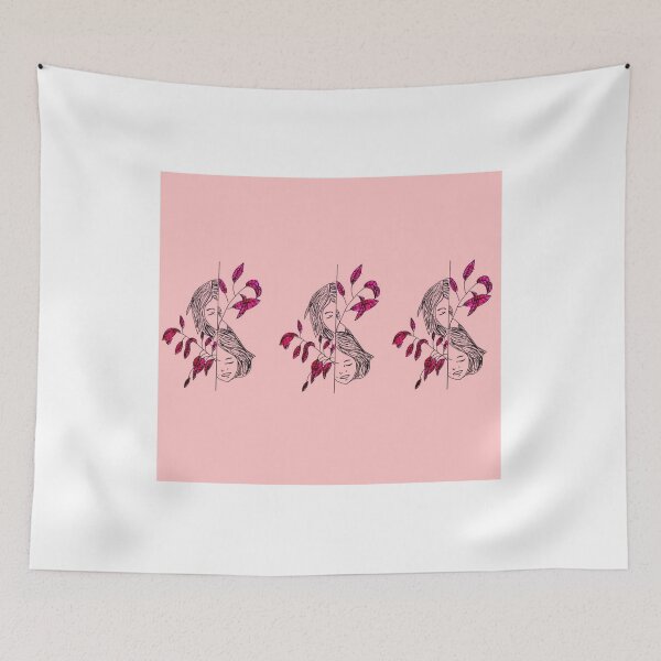 Item preview, Split Face (pink pastel) designed and sold by Annaika Khoday.