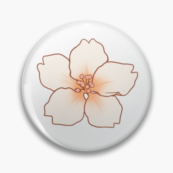 Item preview, Falling Orange-Cream Sakura Cherry Blossom designed and sold by arterialmotive.