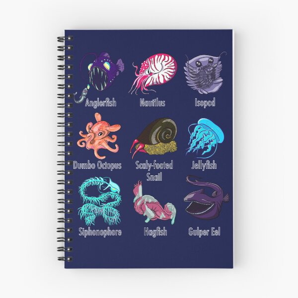Artikelvorschau, Kreaturen des Abyssal Plain Fish Grid entworfen und verkauft von Deadbirdkitsch.