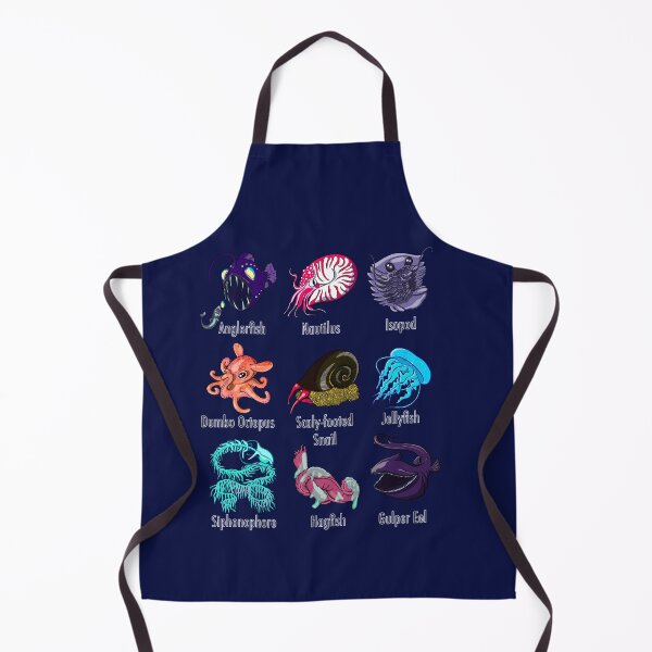 Item preview, Creatures of the Abyssal Plain Fish Grid designed and sold by Deadbirdkitsch.