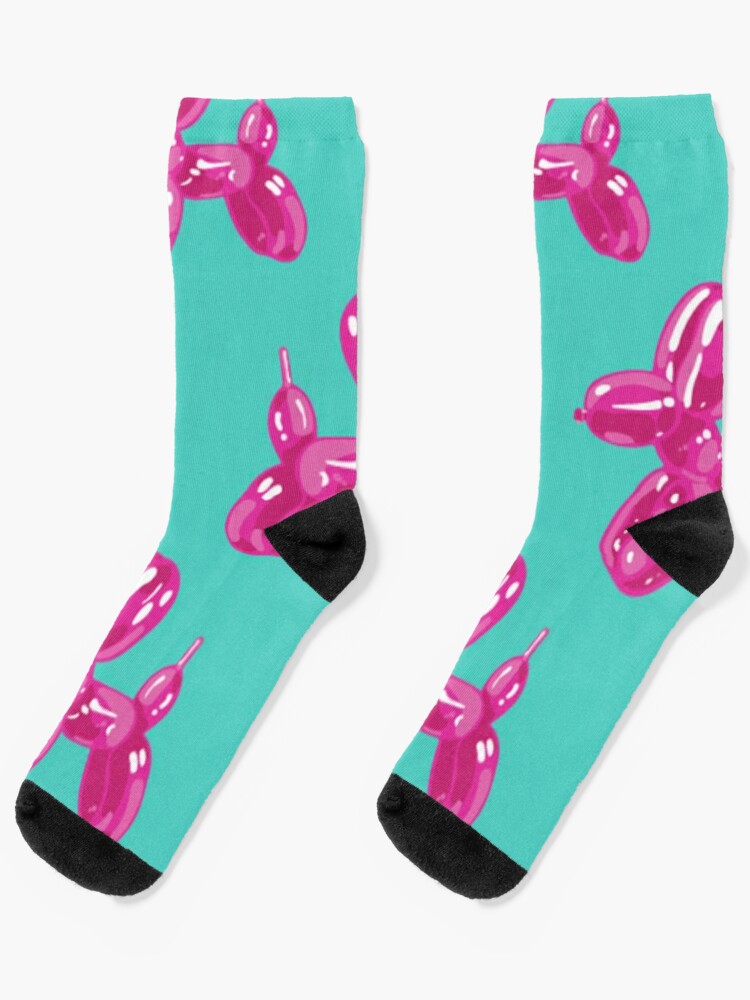 Pink dog outlet socks