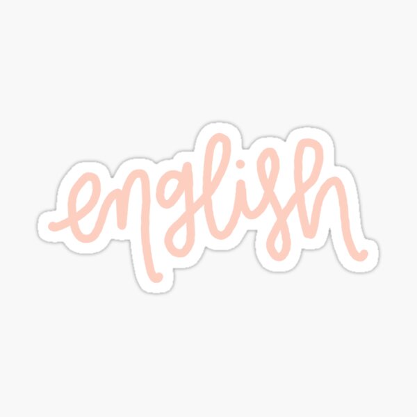 english class Sticker