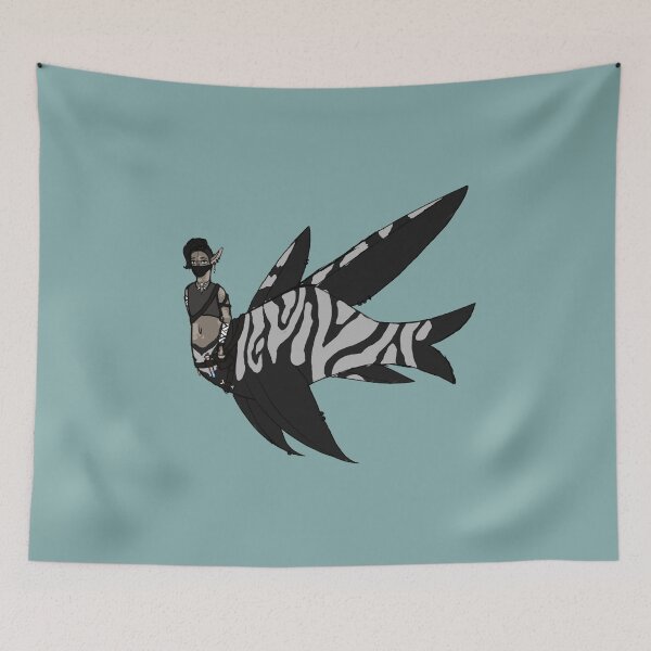 Item preview, Zebra Fish Person :: Sea Creatures designed and sold by Platinumfrog.