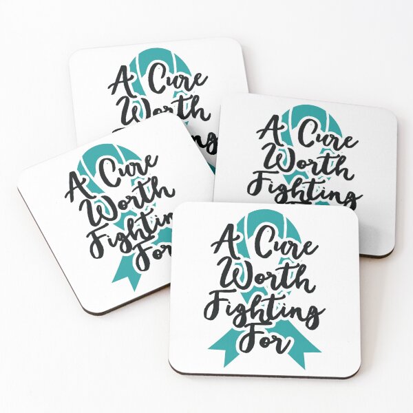 Item preview, A Cure Worth Fighting For - Ovarian Cancer Teal Ribbon designed and sold by NotEnoughSpoons.