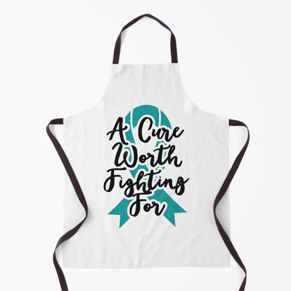Item preview, A Cure Worth Fighting For - Ovarian Cancer Teal Ribbon designed and sold by NotEnoughSpoons.