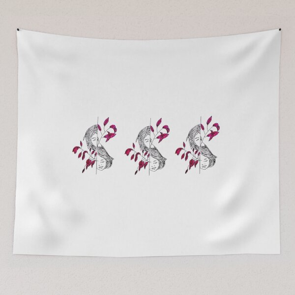 Item preview, Split Face (White) designed and sold by Annaika Khoday.