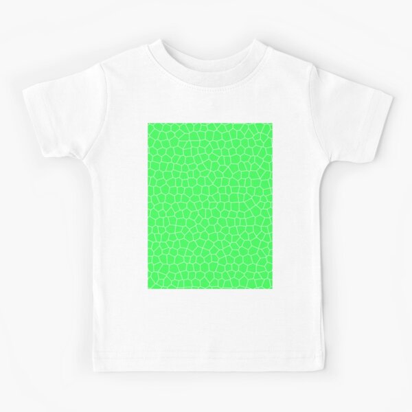 Lime Green Dragon Scales Kids T-Shirt