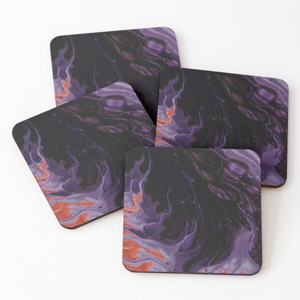 Item preview, Abstract, Purple Energy Flow, Painting, Abstract Purple Orange designed and sold by Logic72.