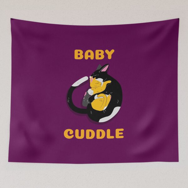 Item preview, Two Cats Baby Cuddle designed and sold by d1mology.
